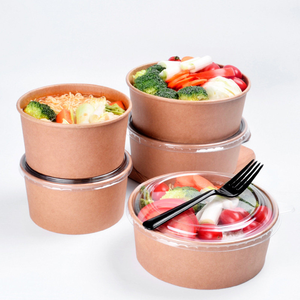 Meal Prep Usa - 20 шт. одноразовых мисок из крафт-бумаги,
