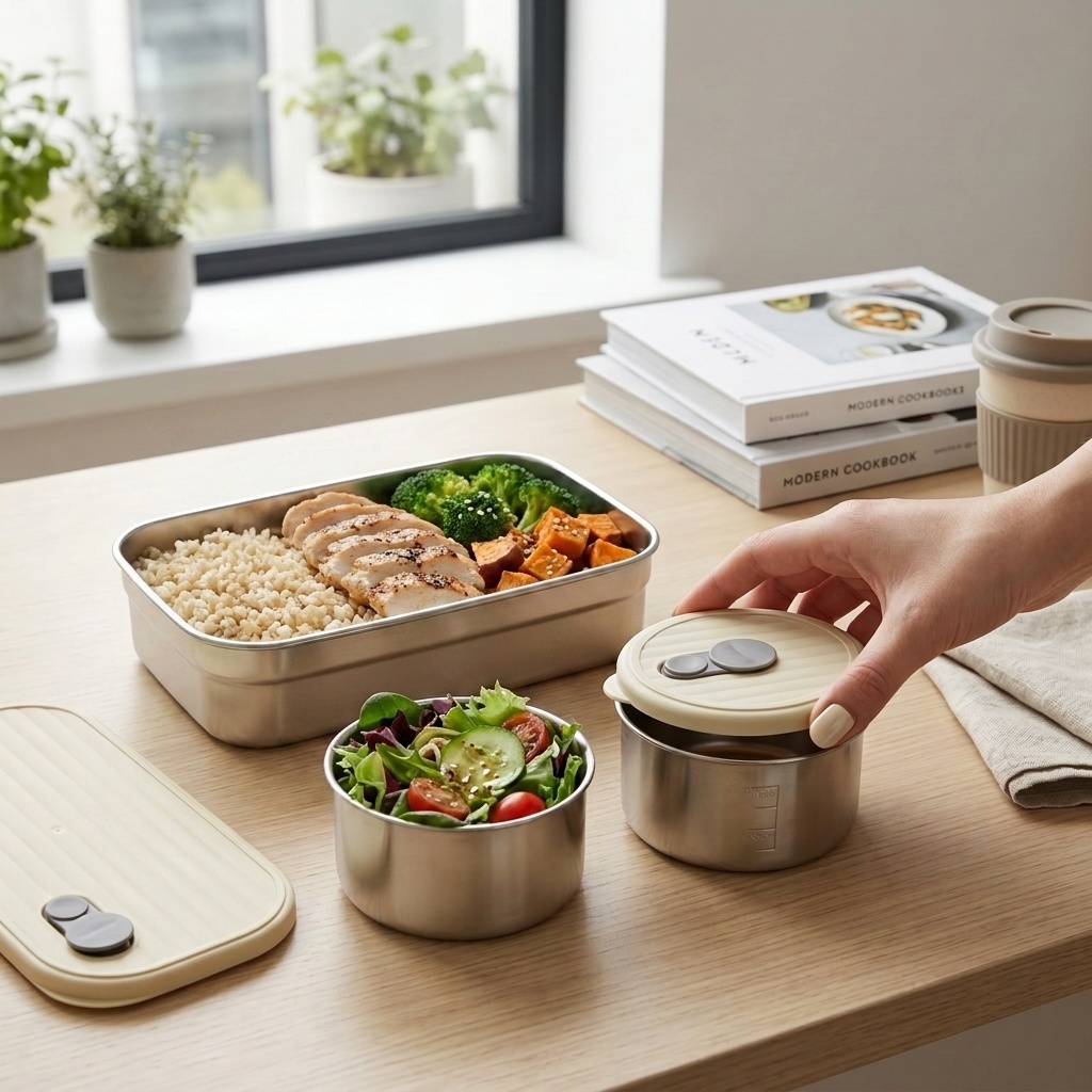 Meal Prep Lunch Boxes - Подходящий для использования в микроволновой печи