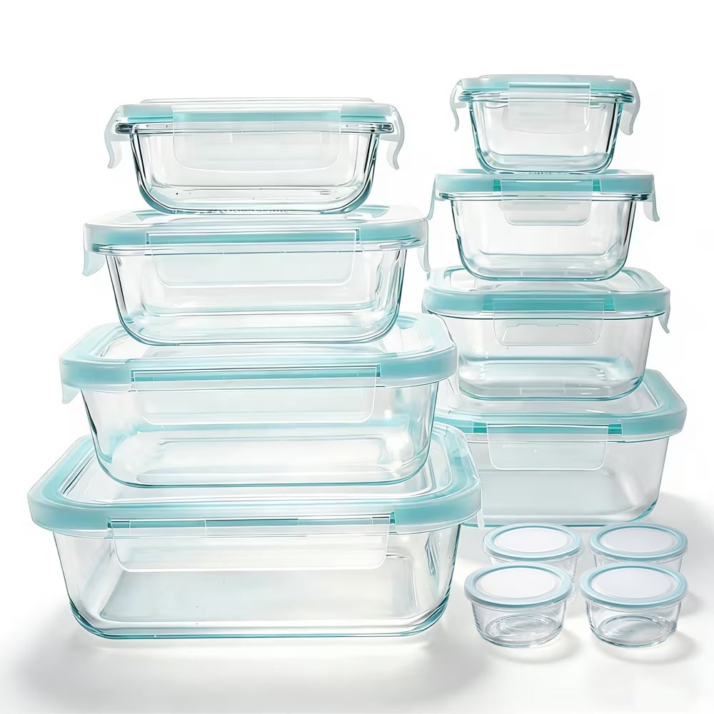 Meal Prep Kit - Набор из 24 стеклянных контейнеров для