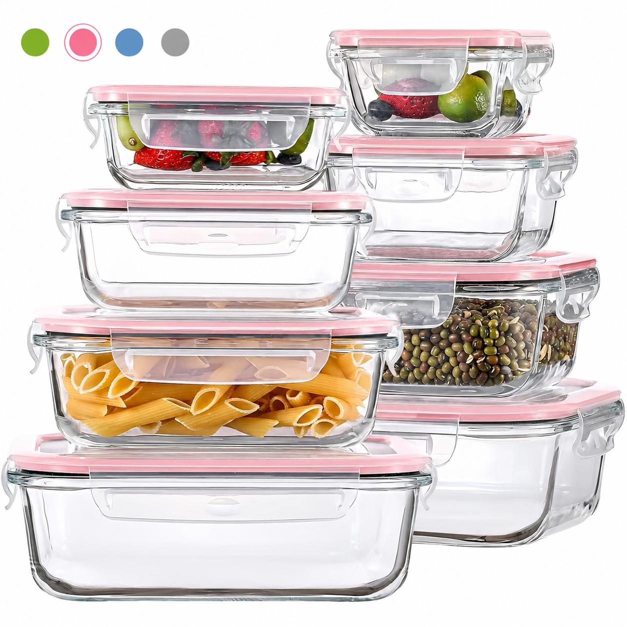 Meal Prep Kit - Набор из 8/12 штук штабелируемых контейнеров