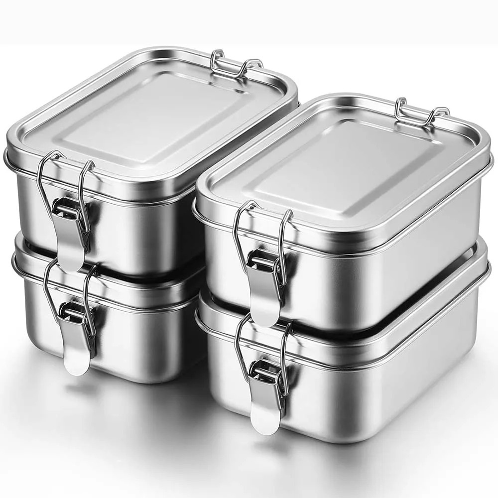 Meal Prep Lunch Boxes - Коробка для бенто из нержавеющей стали,