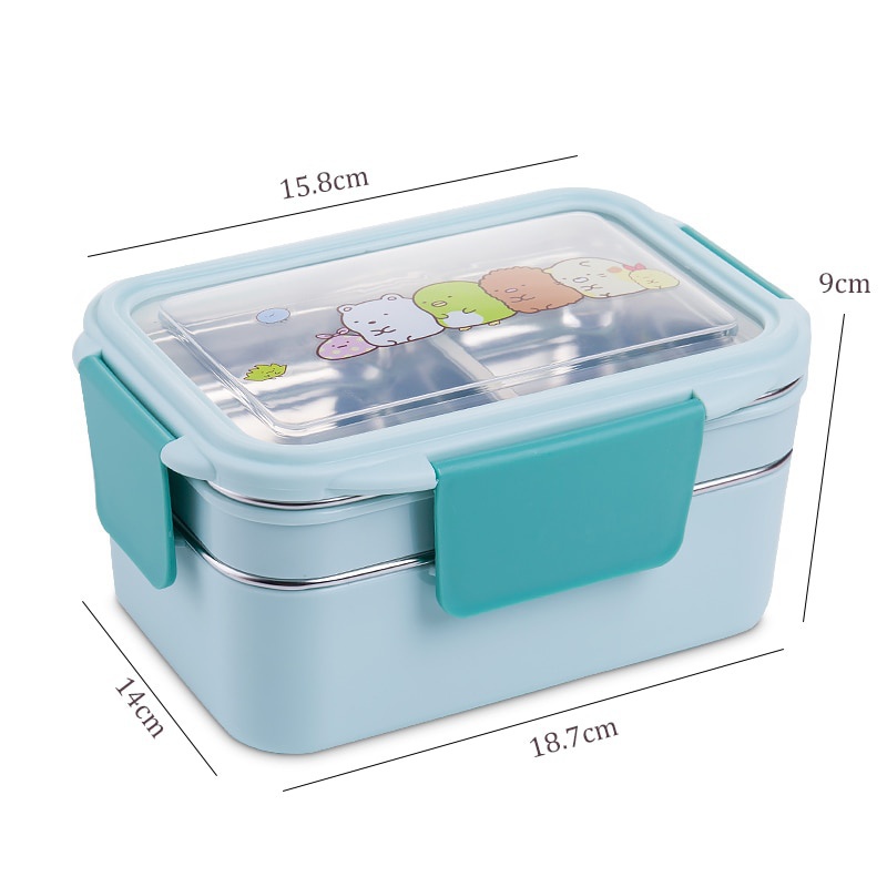 С случайным узором мультяшный  – обзор и цена Meal Prep Lunch Boxes