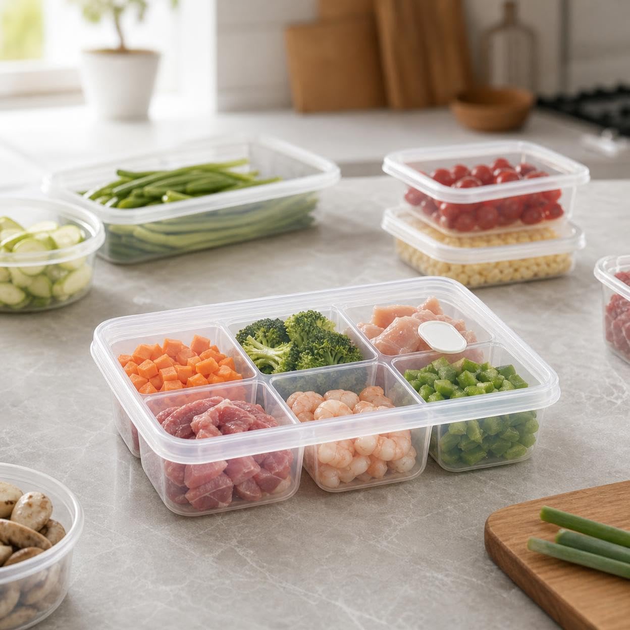 Контейнер для хранения продукт – обзор и цена Meal Prep Frozen Food